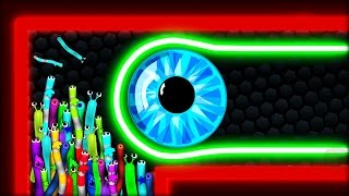 Slither.io - TINY HACKER SNAKE vs 98007 SNAKES | Epic Slitherio Gameplay (Slitherio Funny Moments)