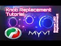 D.I.Y Perodua Myvi 1st Gen Knob and LED Replacement Tutorial. ( cara tukar Knob dan lampu LED)