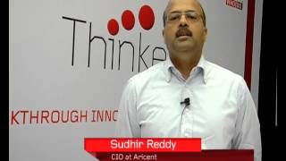 Lenovo Thinkers’ League | Sudhir Reddy on increasing role of IT in Large Enterprises | Lenovo India