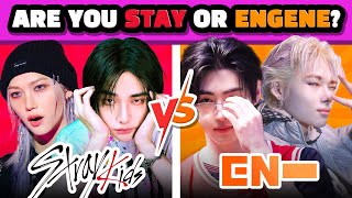 SAVE 1 DROP 1: STRAY KIDS vs ENHYPEN ❤️🧡 | BTBV KPOP QUIZ