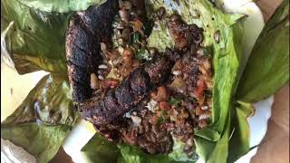 NADAN RECIPE - MEEN VAZHA ILAYIL POLLICHATH - (മീൻ വാഴയിലയിൽ പൊള്ളിച്ചത്)