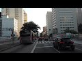 sao paulo 4k city sunrise driving downtown brazil