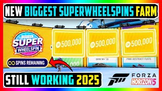 NEW BIGGEST FORZA HORIZON 5 UNLIMITED SUPER WHEELSPINS FARM! FASTEST NEW METHOD (2025 UPDATED)