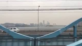 Crossing Dongjak Bridge on a Gloomy Afternoon