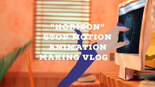 일러스트레이터 보은의 ⚡️웹진 HORIZON 스톱모션 메이킹 (paper cut stopmotion animation making film by voeun)