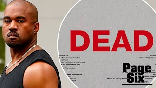 Kanye West writes bleak poem about being ‘dead’ | Page Six Celebrity News