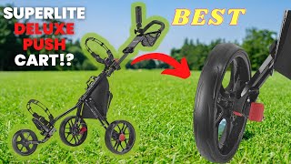 CADDYTEK CADDYLITE 11 5 V3 DELUXE GOLF PUSH CART REVIEW- SUPERLITE DELUXE, LIGHTWEIGHT