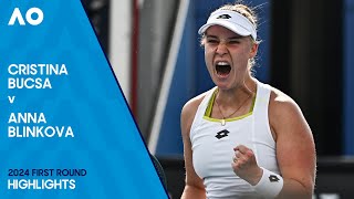 Cristina Bucsa v Anna Blinkova Highlights | Australian Open 2024 First Round