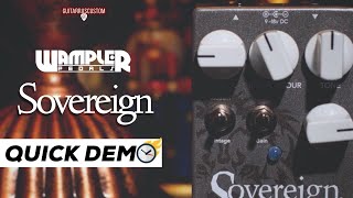 Wampler SOVEREING distorsión Hi-Gain “Quick Demo\