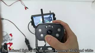 AMTIFO A8 RV Backup Camera Wireless Pairing Video