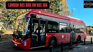 🚍 London Bus Ride on Route 366: Redbridge Station to Beckton Station 🌞