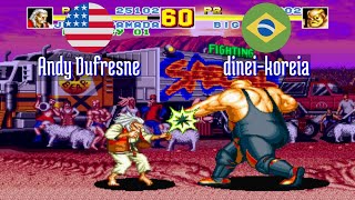 FT5 @fatfursp: Andy Dufresne (US) vs dinei-koreia (BR) [Fatal Fury Special Fightcade] Jan 10