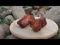 【露营美食】第8道蒜香烤排骨 烧烤 bbq solo camping outdoor bushcraft cooking ソロキャンプ料理 アウトドア 캠핑한끼 요리 아웃도어