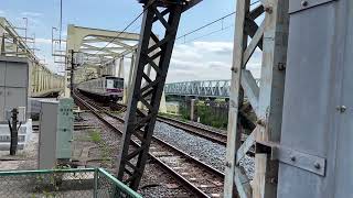 東京メトロ8000系8112F 小菅駅通過