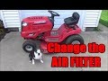 Troy Bilt Pony | How to Change the Air Filter