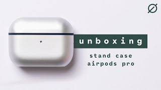 UNBOXING OUR BRAND NEW STAND CASE FOR AIRPODS PRO | atom studios