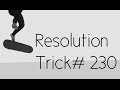 Trick 230: Shove It Late Flip