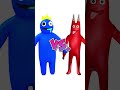 BLUE vs. GARTEN OF BANBAN 4 🌈💙 | #rainbowfriends #roblox #gartenofbanban #shorts #meme #viral #fyp