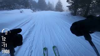 Skiing in Borovets, Musala Pathway - 18 Feb 2025