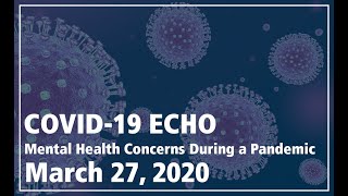 COVID-19: Mental Health Concerns During a Pandemic