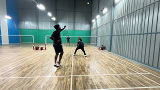 Doubles badminton | Ashoka garden gang 😍 | crazy doubles badminton game no. 5