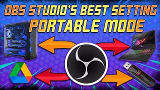 OBS Studio Portable Mode is AMAZING and EASY to Setup!
