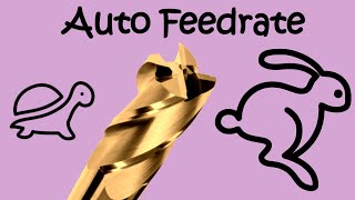 Automatic Feedrate, Stop Spindle Stalls, LinuxCNC Adaptive Feed Rate
