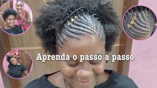 Como fazer trança nagô em cabelo curto e 0 de dor