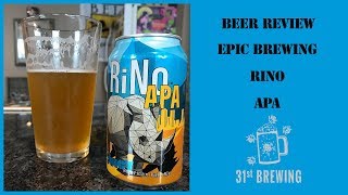 Epic Brewing RiNo Juicy American Pale Ale Craft Beer Review