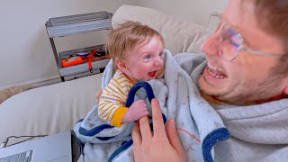 Baby Laughs for the First Time!