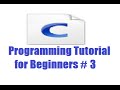 C Programming for Beginners 3 - Simple input and output (printf , scanf , placeholder )