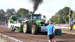 Evander van Beek John deere 7710 - 11 ton standaard slep op staphorst 2017