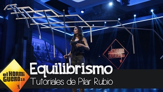 Pilar Rubio se convierte en equilibrista para superar un nuevo reto - El Hormiguero 3.0