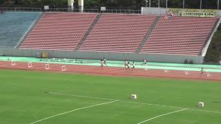 ２０１３年　名古屋地区陸上選手権　４００ｍＨ女子　決勝１組