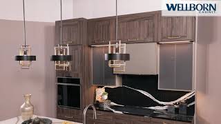 Modern Glam Kitchen- One Minute | Wellborn Cabinet