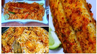 manta maxanidin wada qado xajiga biryani iyo kaluun 👍 Delicious biryani and fish 🐠