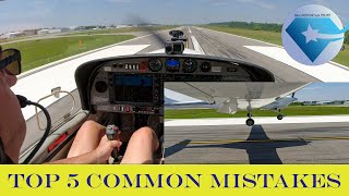 Diamond DA40 Flying Lessons-Common MIstakes
