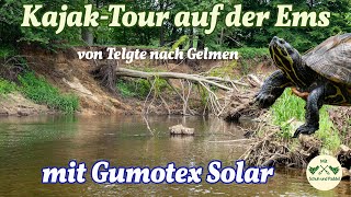 Kajak Tour auf der Ems von Telgte nach Gelmer mit Gumotex Solar