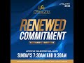 Renewed Commitment  | Sunday, January 23 2022 | 9:30am