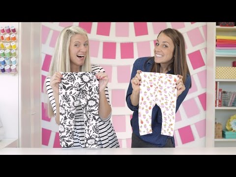 How to Sew a Pair of Leggings, two ways---for any age! How to Sew a Pair of Leggings, two ways---for any age!