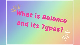 What is Balance ? Symmetrical vs Asymmetrical vs Radial Balance