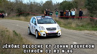 Rallye du Bas Vivarais 2024 - Citroën C2 R2 N°86 - Jérôme DELOCHE et Johan BOUVERON