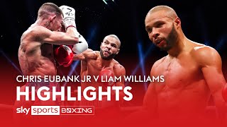 FOUR knockdowns & a showboat finish! ✨| Chris Eubank Jr vs Liam Williams | Highlights