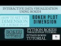 Python Bokeh Interactive Data Visualization Tutorial|How To Set Dimension Of A Bokeh Plot|Part:4