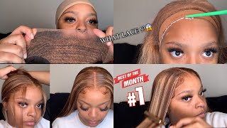 THE BEST WIG MELT EVER ?! Blonde Highlights Unice Hair | Sam iam