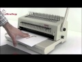 Tamerica Tashin 213PB Comb Binder and 3-Hole Punch Demo