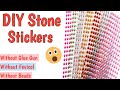 DIY Stone Stickers Without Glue Gun/Fevicol/Medicine/Beads | Craft Box