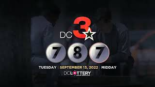 DC LOTTERY Midday 09/13/2022