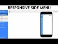 Responsive Side-Menu Using HTML, CSS & Javascript From Scratch || www.learntechphilloh.com