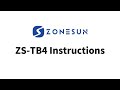 Zonesun ZS-TB4 Instructions